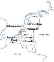 Les Belles du Nord, Anvers, Bruges, Bruxelles et Amsterdam - 9