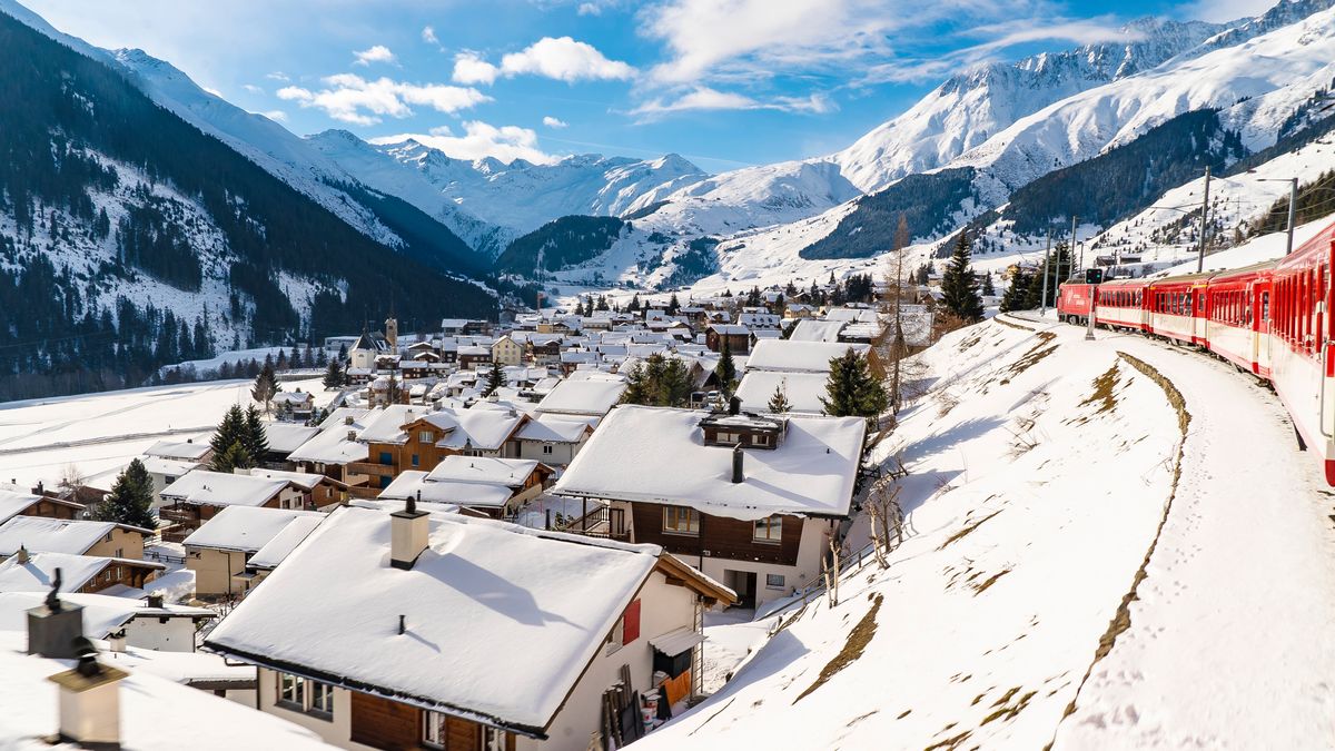 LES TRAINS SUISSE EN HIVER