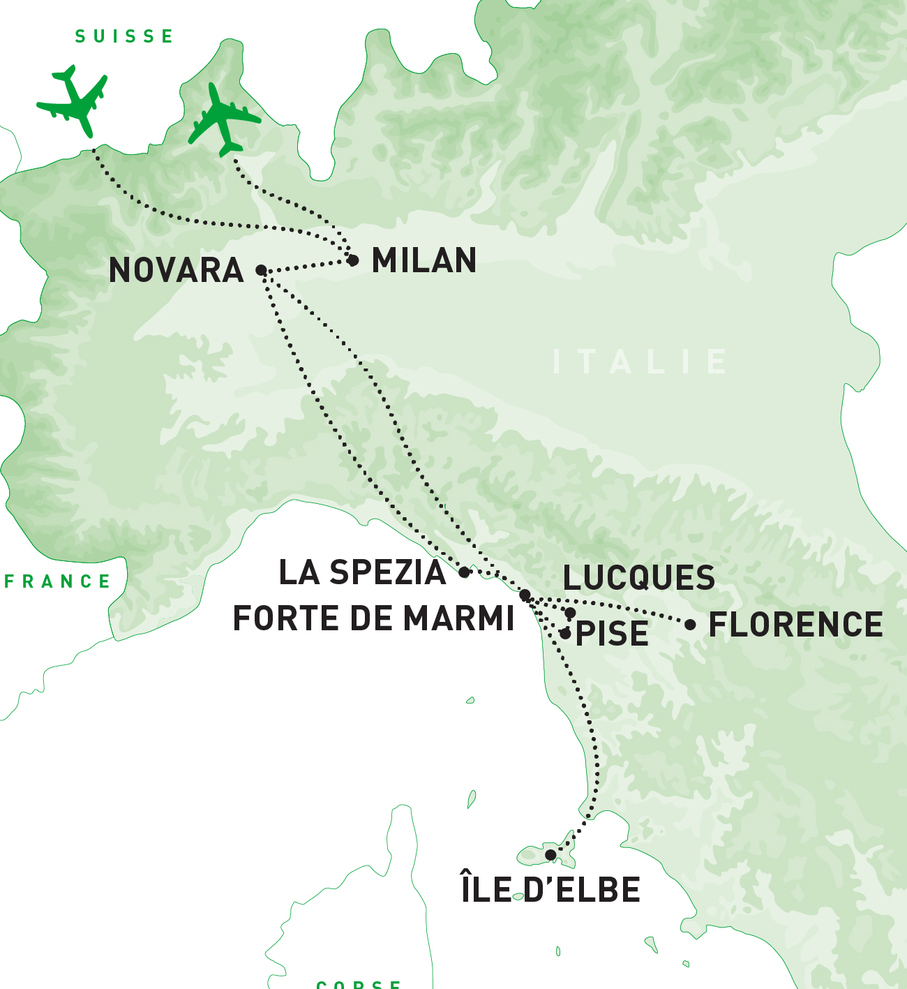 Cinque Terre Et Toscane