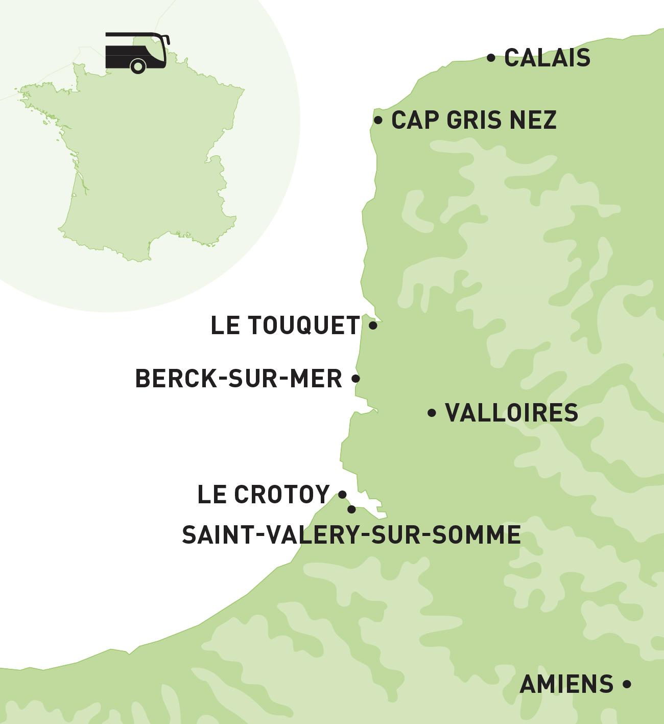 Distance Entre Paris Et La Baie De Somme circuits FRANCE : FRANCE - Côte d'Opale et Baie de Somme : Entre ciel