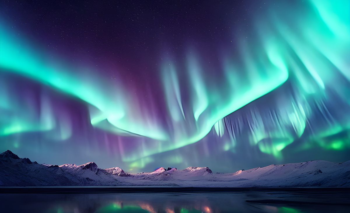 Icebergs et aurores boréales 4 *