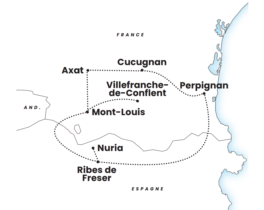 Les Pyrénées Catalanes, Les trois trains - 7